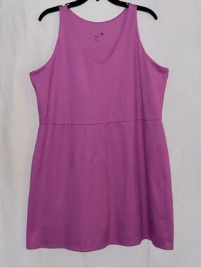 GAP GapFit Pink Mini Dress With Built In Shorts Size XXL